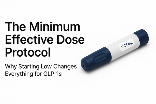 The Minimum Effective Dose Protocol: Why Starting Low Changes Everything for GLP-1s